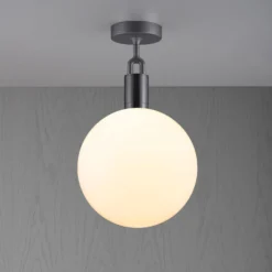 Buster + Punch Forked gunmetal/Glas opal Ø 29cm
