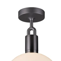Buster + Punch Forked gunmetal/Glas opal Ø 20cm