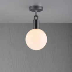 Buster + Punch Forked gunmetal/Glas opal Ø 20cm