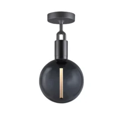 Buster + Punch Forked gunmetal/Glas rauch Ø 20cm