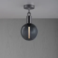 Buster + Punch Forked gunmetal/Glas rauch Ø 20cm