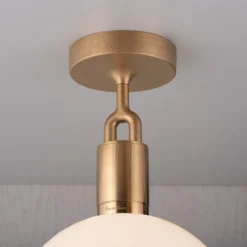 Buster + Punch Forked Messing/Glas opal Ø 20cm