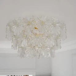 By Rydens Deckenleuchte Lorraine, Ø 52 cm, klar