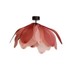 By Rydens Deckenleuchte Lou Lou, rosa, Ø 80 cm, Textil