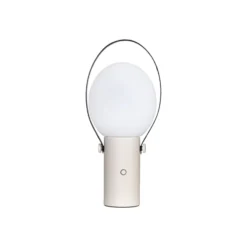 By Rydéns Bari LED-Akku-Tischlampe IP44 sandbeige