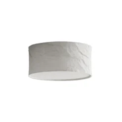 By Rydéns Deckenleuchte Vita, Ø 40 cm, weiß, Leinen