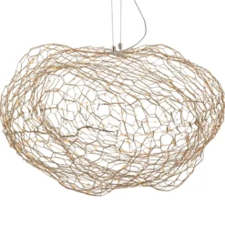 By Rydéns Hayden LED-Hängeleuchte, gold, 76 cm