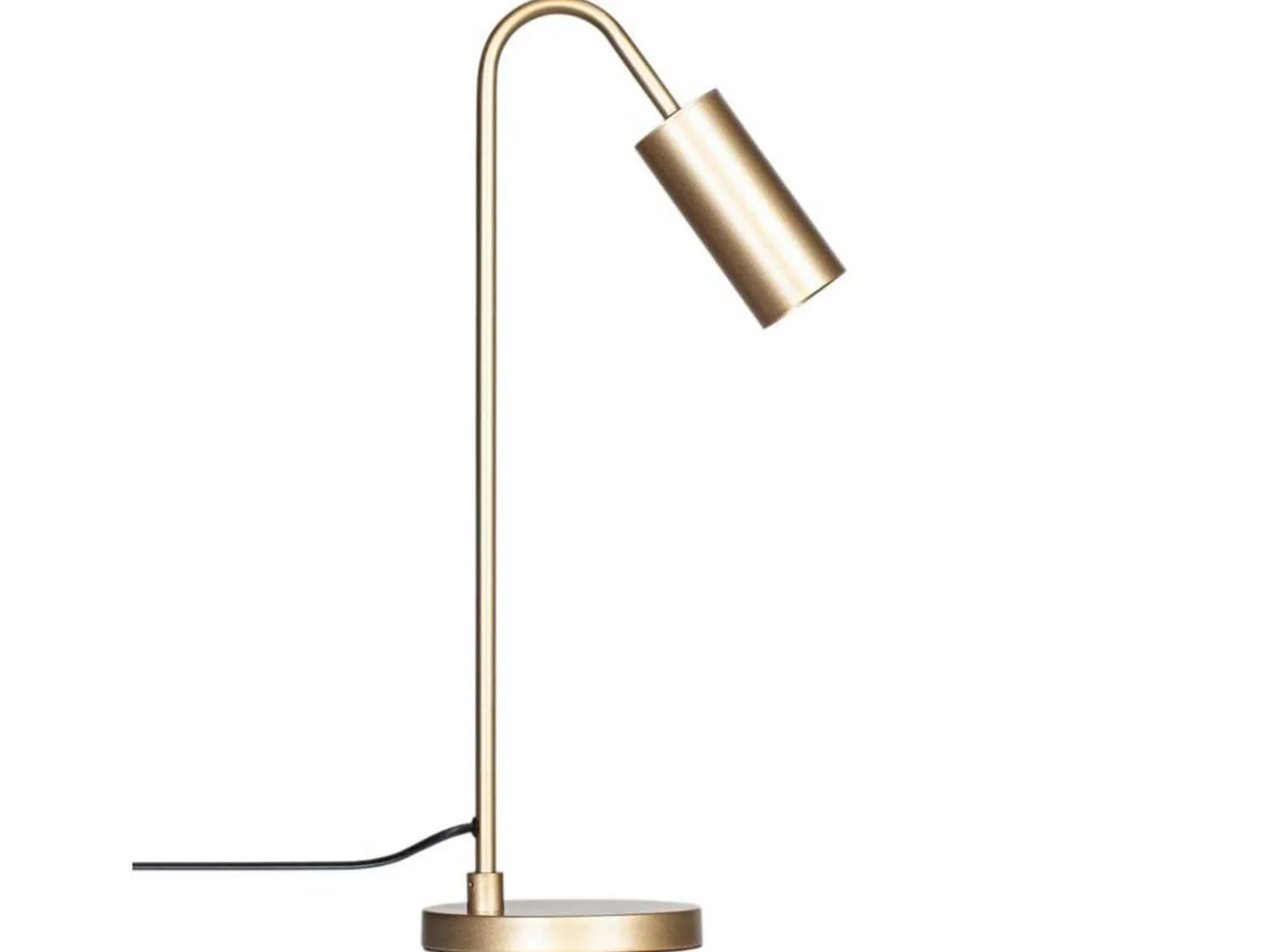 By Rydéns Tischleuchte Curve, gold matt, Metall, GU10