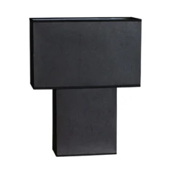 By Rydéns Tischleuchte iSquare, schwarz, Höhe 50 cm