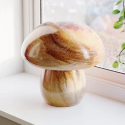 By Rydéns Tischleuchte Mira Mushroom, natur, Glas, E27