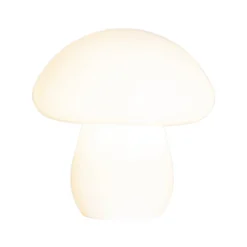 By Rydéns Tischleuchte Mira Mushroom, weiß, Glas, Höhe 30 cm