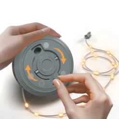Calex LED-Akku-Lichterkette Vista Party Lights RGBW, 8 Meter