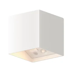 Calex LED-Akku-Sensor-Außenwandlampe Volterra, weiß, IP44