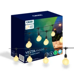 Calex LED-Lichterkette Vista XL Länge 10 m IP44 Remote