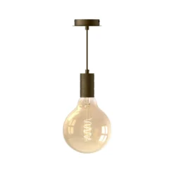 Calex Retro Pendelleuchte, 1-flammig, bronze
