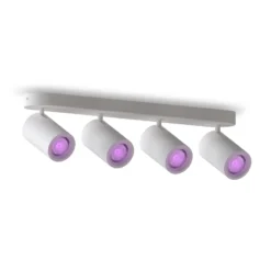 Calex Smart Deckenspot weiß Länge 49 cm 4-flg. GU10-LED RGBW