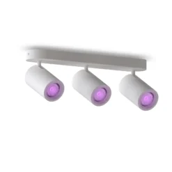Calex Smart Deckenspot weiß Länge 37 cm 3-flg. GU10-LED RGBW