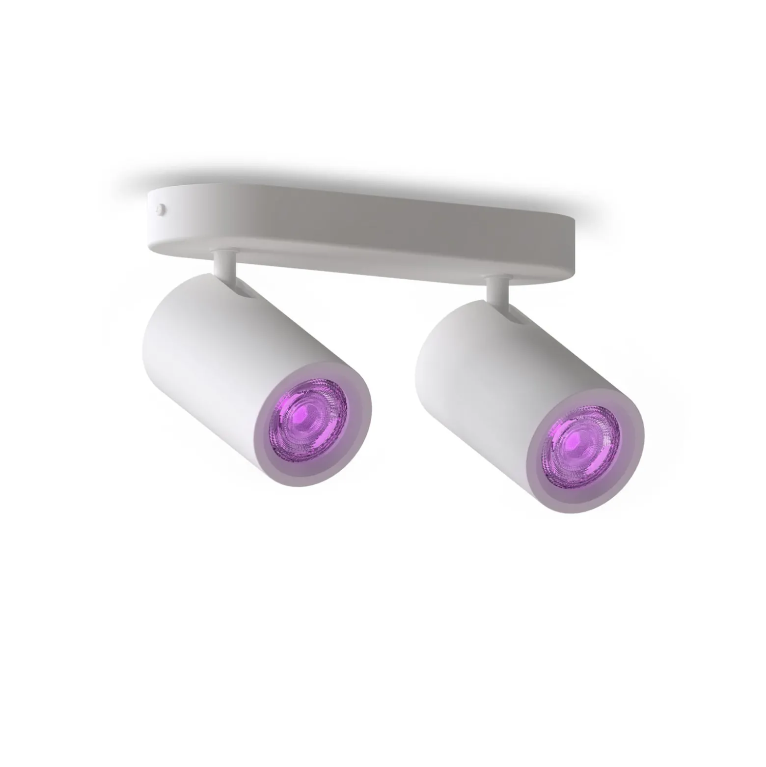 Calex Smart Deckenspot weiß Länge 22 cm 2-flg. GU10-LED RGBW