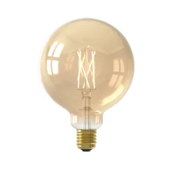 Calex Smart E27 G125 7W LED-Filament 806lm gold