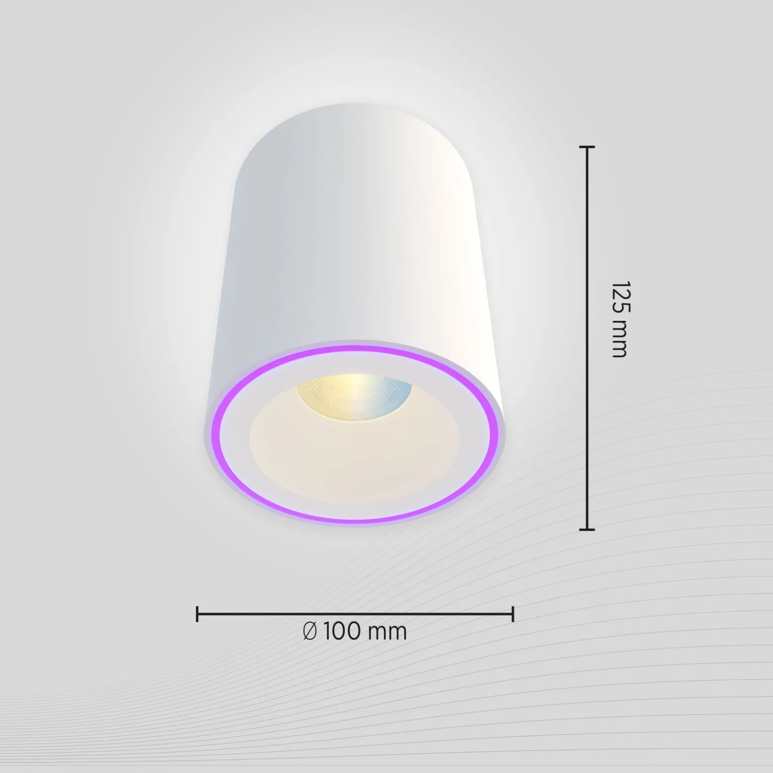 Calex Smart Halo Spot LED-Deckenstrahler, weiß