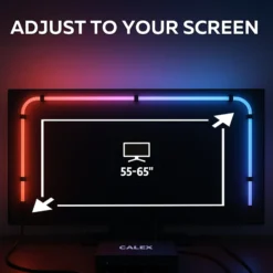 Calex Smart HDMI Sync Box Set mit LED-Streifen, 250 cm, RGBW