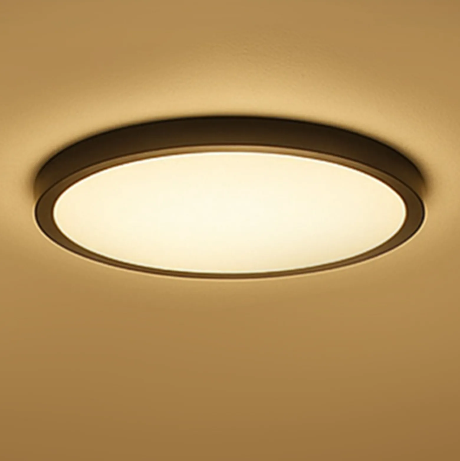 Calex Smart LED-Deckenlampe HALO Ø 40cm schwarz IP54 RGB CCT