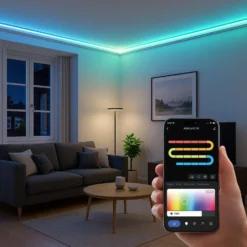 Calex Smart LED-Streifen, Länge 20 m, RGB, CCT Fernbedienung