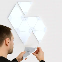 Calex Smart LED-Wandleuchte TRIANGLES, 9-teilig, RGBW, dim