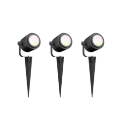 Calex Smart Outdoor Spotlight, Erdspieß, 3er-Set