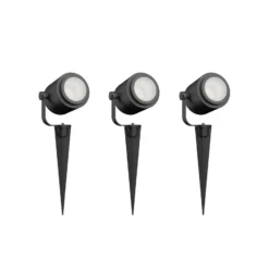 Calex Smart Outdoor Spotlight, Erdspieß, 3er-Set