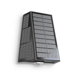 Calex Solar-LED-Außenwandleuchte Matera, up/down, schwarz