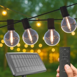 Calex Solar-LED-Lichterkette Vista, Länge 10 Meter, IP44