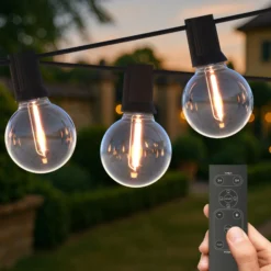 Calex Solar-LED-Lichterkette Vista, Länge 20 Meter, IP44