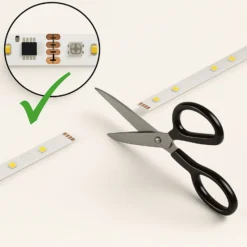 Calex Vista LED-Streifen, Länge 30 m, RGB, CCT Fernbedienung