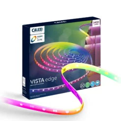 Calex Vista LED-Streifen, Länge 20 m, RGB, CCT Fernbedienung
