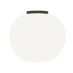 Casablanca Deckenlampe Acai, weiß/schwarz, Glas, 21 cm, E27