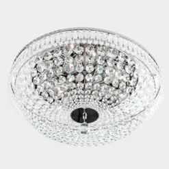 Chromumrandete Deckenleuchte SHERATA, 55 cm
