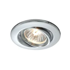 Deckeneinbauring GU10 ohne Leuchtmittel, chrom