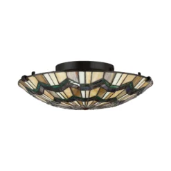 Deckenlampe Alcott im Tiffany-Design