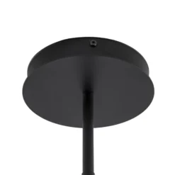 Deckenlampe Atria, rauchgrau/schwarz, Höhe 76 cm, 2-flg.