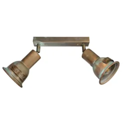Deckenlampe Azali 1548.E27, 2-flg., messing antik
