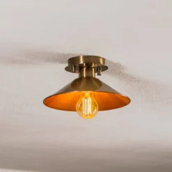 Deckenlampe Berceste N-662 1-flg. Ø24cm gold antik