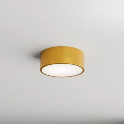 Deckenlampe Cleo 200, gold, Sensor, IP20, Ø 20 cm, E27