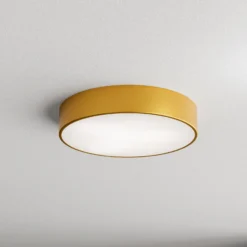 Deckenlampe Cleo 400, gold, Sensor, IP20, Ø 40 cm, Metall