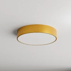 Deckenlampe Cleo 400, gold, Sensor, IP20, Ø 40 cm, Metall