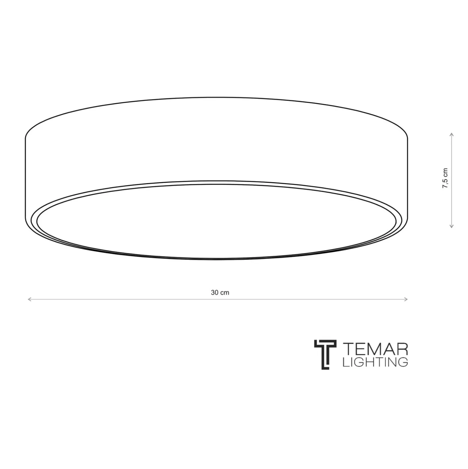 Deckenlampe Cleo 300, gold, Sensor, IP20, Ø 30 cm, Metall