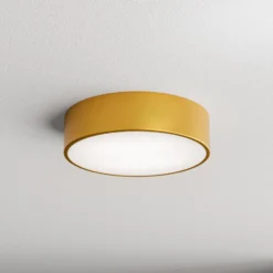 Deckenlampe Cleo 300, gold, Sensor, IP20, Ø 30 cm, Metall