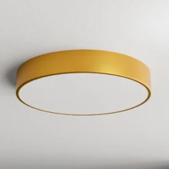 Deckenlampe Cleo 500, gold, Sensor, IP20, Ø 50 cm, Metall