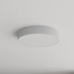 Deckenlampe Cleo 400, grau, Sensor, IP20, Ø 40 cm, Metall