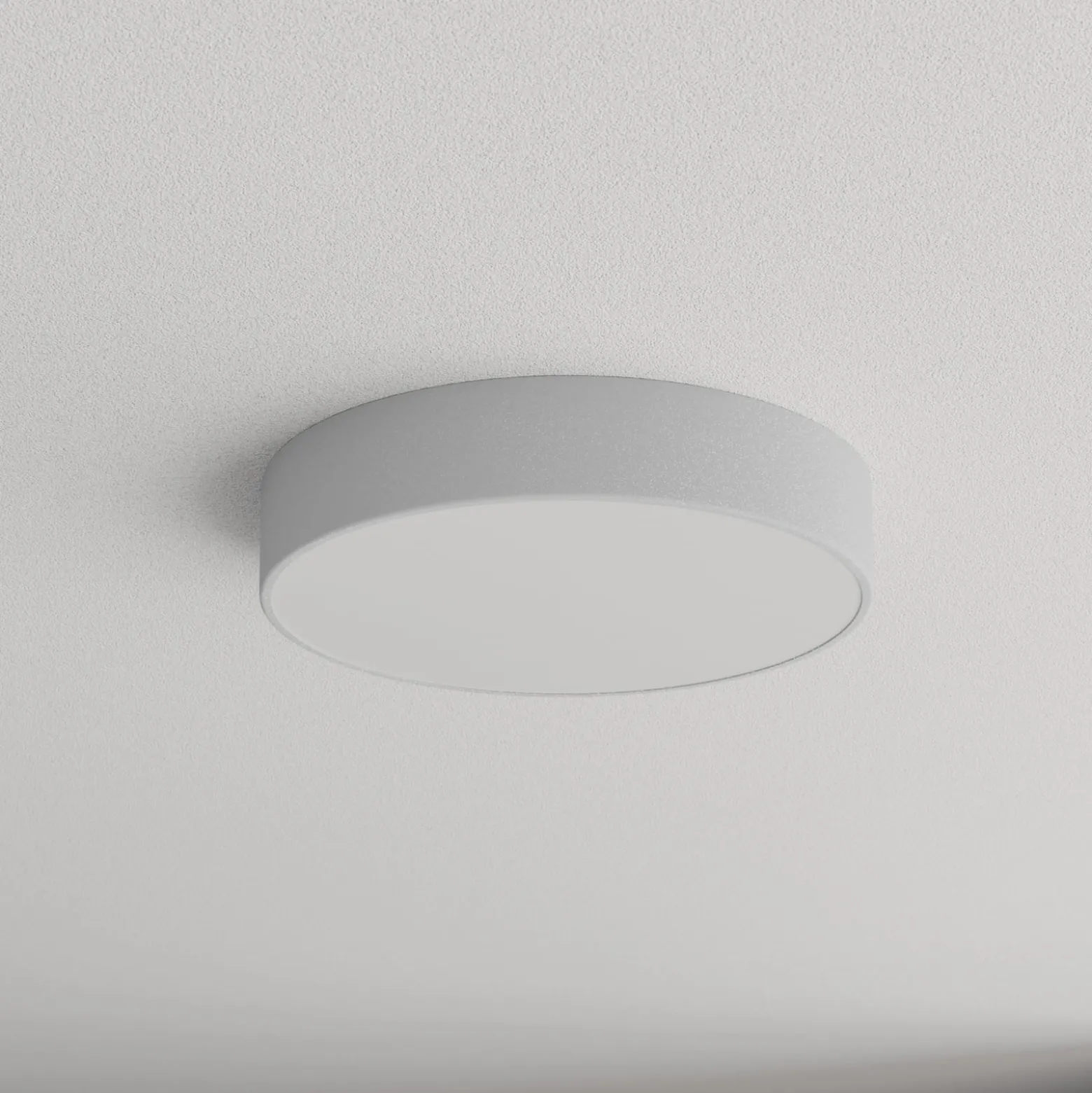 Deckenlampe Cleo 400, grau, Sensor, IP20, Ø 40 cm, Metall